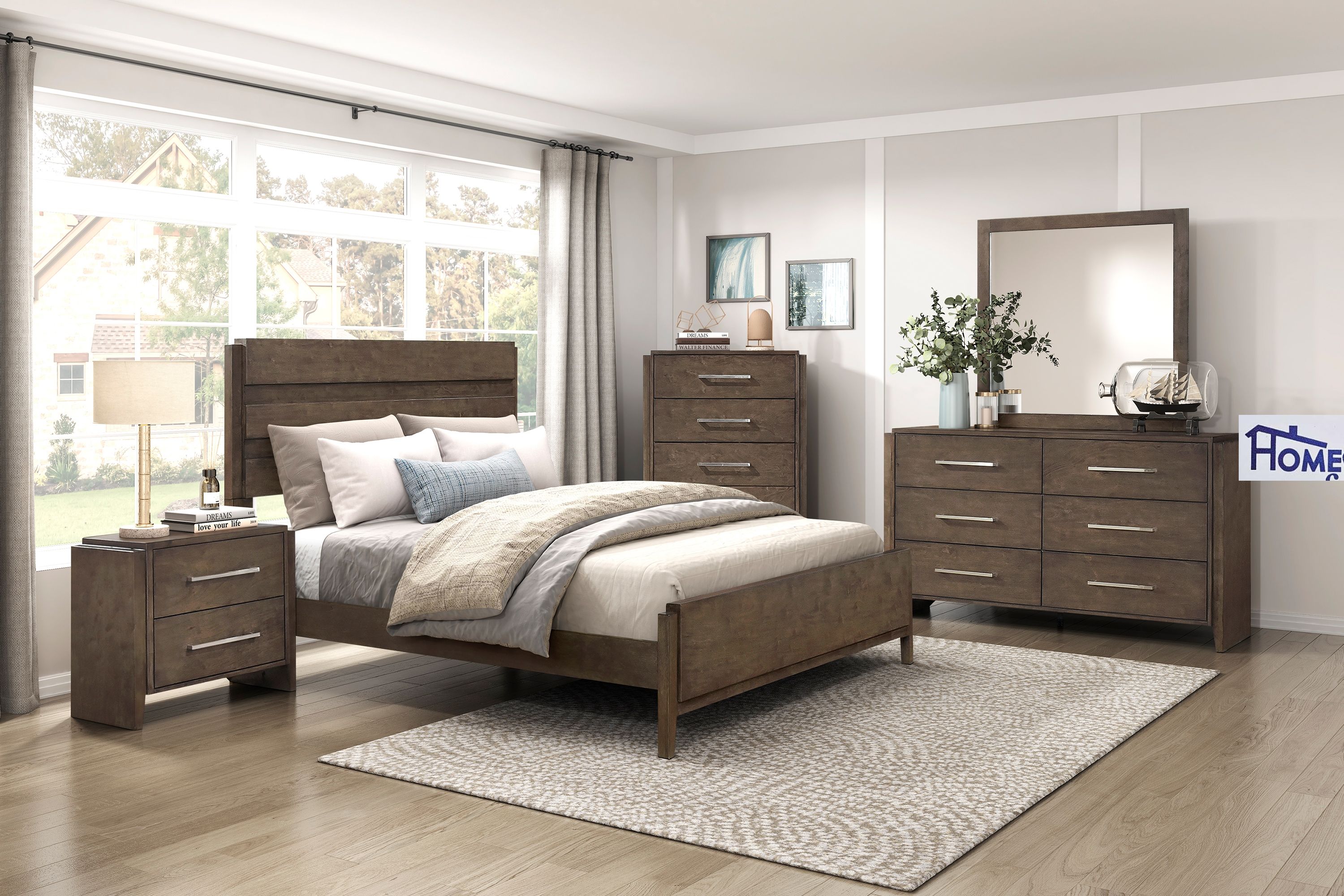 Dark Walnut Finish Q