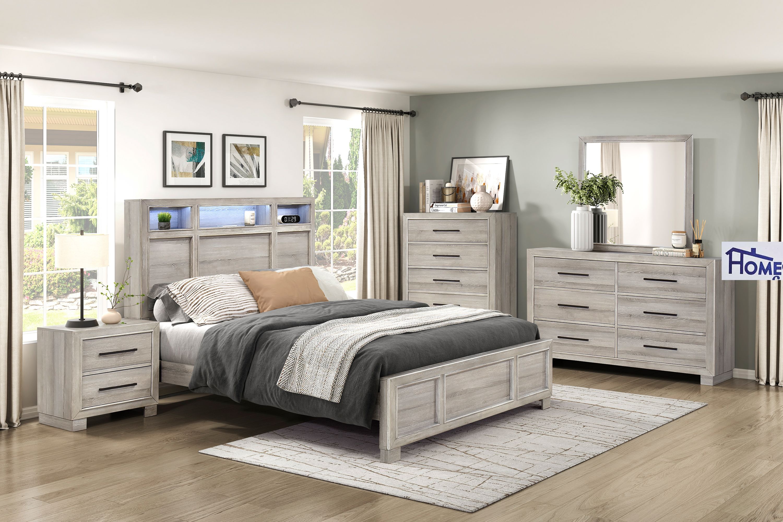 Gray Finish Book Cas