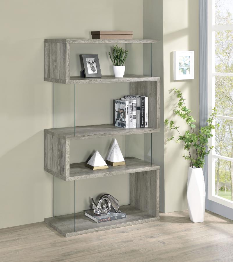 63-inch 4-shelf Glas