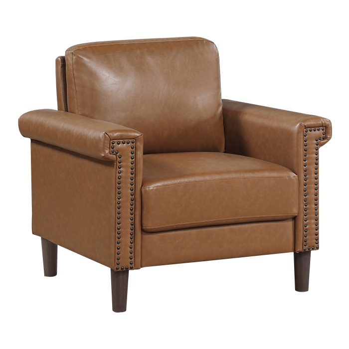 Brown Faux Accent Ch