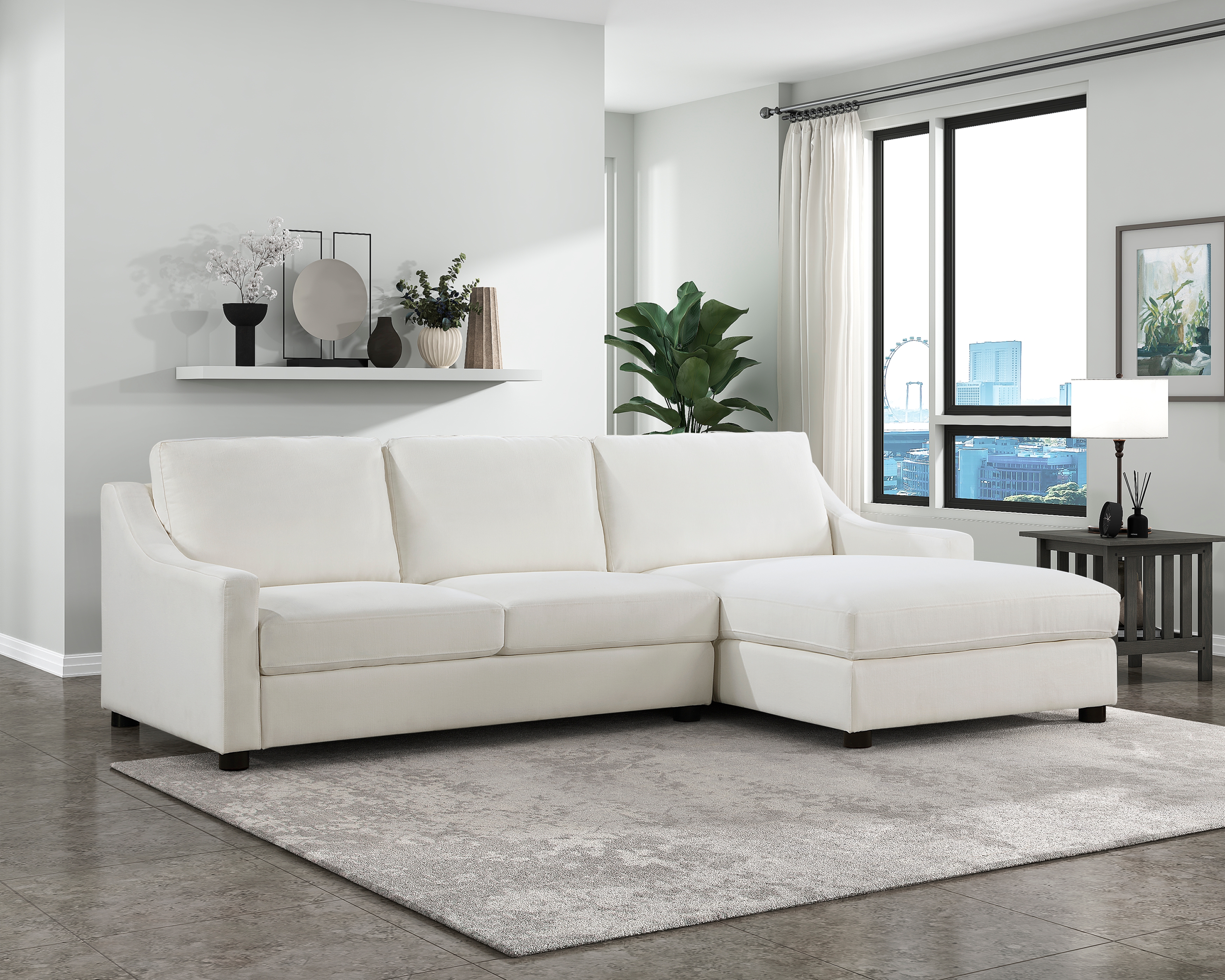 2-Piece Sectional wi